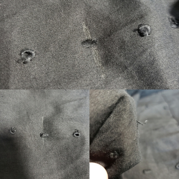 Walter Baker Hannah Black Eyelet Waist Cut Out Cotton Mini Dress Sz XL. - Picture 12 of 16